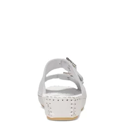 La Plume Sandals|Women's , Jen Sandal White Rhinestone