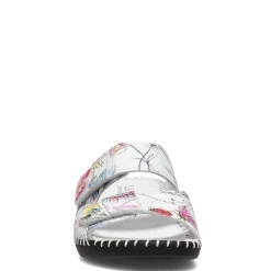 La Plume Sandals|Women's , Jessica Sandal White Floral