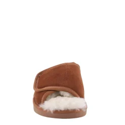 Lamo Slippers|Women's , APMA Slide Wrap Slipper - Wide Width Chestnut