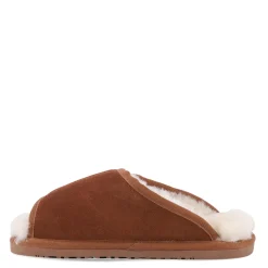 Lamo Slippers|Women's , APMA Slide Wrap Slipper - Wide Width Chestnut