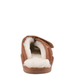 Lamo Slippers|Women's , APMA Slide Wrap Slipper - Wide Width Chestnut