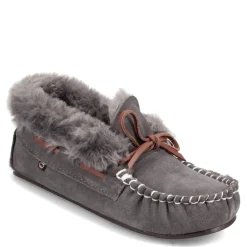 Lamo Slippers|Women's , Mila Moc Charcoal