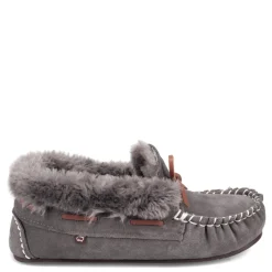 Lamo Slippers|Women's , Mila Moc Charcoal
