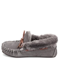 Lamo Slippers|Women's , Mila Moc Charcoal