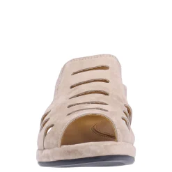L'Amour Des Pieds Sandals|Women's , Bayla Sandal Taupe Suede
