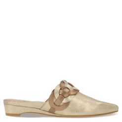 L'Amour Des Pieds Flats|Women's , Baruna Mule Gold/Bronze