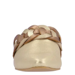 L'Amour Des Pieds Flats|Women's , Baruna Mule Gold/Bronze