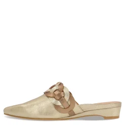 L'Amour Des Pieds Flats|Women's , Baruna Mule Gold/Bronze