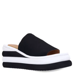 L'Amour Des Pieds Sandals|Women's , Emiko Sandal Black White
