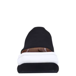 L'Amour Des Pieds Wedges|Women's , Emiko Sandal Black White