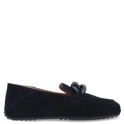 L'Amour Des Pieds Loafers|Women's , Yozey Loafer Black Kidsuede