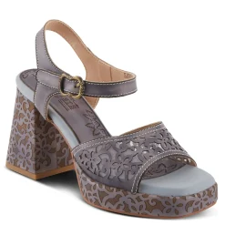 L Artiste Sandals|Women's L'Artiste By Spring Step, Savychic Sandal Grey