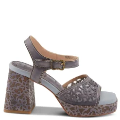 L Artiste Sandals|Women's L'Artiste By Spring Step, Savychic Sandal Grey