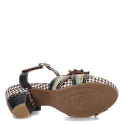 L Artiste Sandals|Women's L'Artiste by Spring Step, Astarr Sandal Black Multi