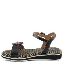 L Artiste Sandals|Women's L'Artiste By Spring Step Tilton Wedge Sandal Black