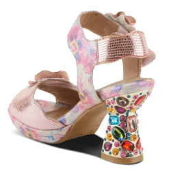 L Artiste Pumps & Heels|Women's L'Artiste By Spring Step, Smashing Sandal Pink Multi