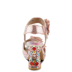 L Artiste Pumps & Heels|Women's L'Artiste By Spring Step, Smashing Sandal Pink Multi