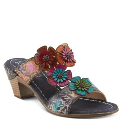 L Artiste Pumps & Heels|Women's L'Artiste By Spring Step, Summerfun Sandal Navy Multi