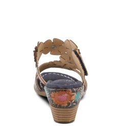L Artiste Pumps & Heels|Women's L'Artiste By Spring Step, Summerfun Sandal Navy Multi
