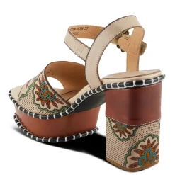 L Artiste Pumps & Heels|Women's L'Artiste By Spring Step, Gogetem Sandal Beige Multi