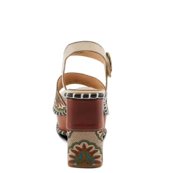 L Artiste Pumps & Heels|Women's L'Artiste By Spring Step, Gogetem Sandal Beige Multi
