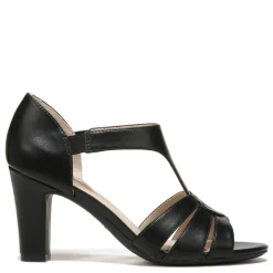 LifeStride Sandals|Women's , Caramel Sandal Black Smooth