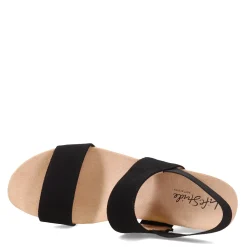 LifeStride Wedges|Women's , Delta Sandal Black