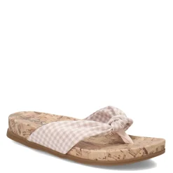 LifeStride Sandals|Women's , Happy Sandal Natural Gingham