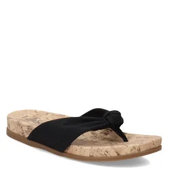 LifeStride Sandals|Women's , Happy Sandal Black Linen