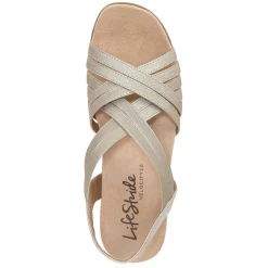 LifeStride Sandals|Women's , Stellar Sandal Gold