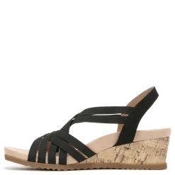 LifeStride Wedges|Women's , Stellar Sandal Black