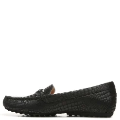 LifeStride Slip-On Shoes|Women's , Turnpike Loafer Black Croco