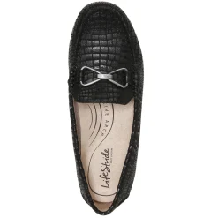 LifeStride Loafers|Women's , Turnpike Loafer Black Croco