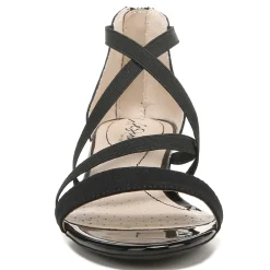 LifeStride Sandals|Women's , Yolanda Sandal Black Stretch