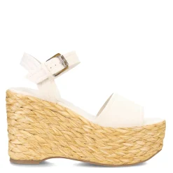 Marc Fisher Wedges|Women's , Burian Sandal Ivory