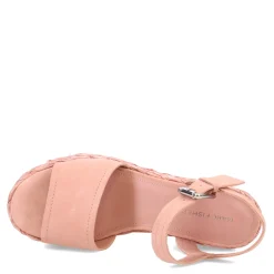 Marc Fisher Wedges|Women's , Burian Sandal Pink
