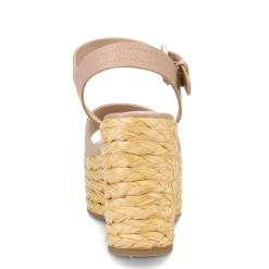 Marc Fisher Wedges|Women's , Burian Sandal Natural