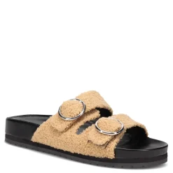 Marc Fisher Sandals|Women's , Keena Sandal Tan Fabric