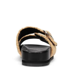 Marc Fisher Sandals|Women's , Keena Sandal Tan Fabric