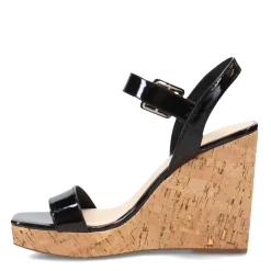 Marc Fisher Wedges|Women's , Lukey Sandal Black