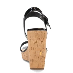 Marc Fisher Wedges|Women's , Lukey Sandal Black