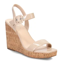 Marc Fisher Wedges|Women's , Lukey Sandal Ivory