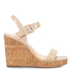 Marc Fisher Wedges|Women's , Lukey Sandal Ivory