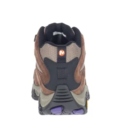 Merrell Boots|Women's , Moab 3 Mid Hiking Boot - Wide Width Braken/Purple