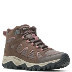 Merrell Boots|Women's , Oakcreek Mid WP Hiking Boot Bracken