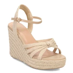 MIA Wedges|Women's , Ashlee Sandal Natural
