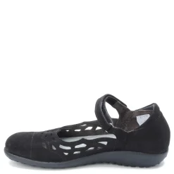 Naot Sandals|Women's , Agathis Maryjane Black Velvet Nubuck
