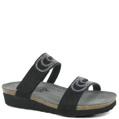 Naot Sandals|Women's , Ainsley Sandal Black Nubuck