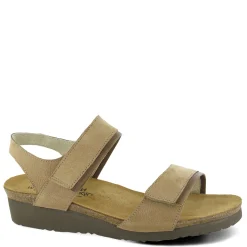 Naot Sandals|Women's , Aisha Sandal - Wide Width Beige Nubuck