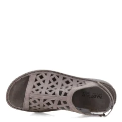 Naot Sandals|Women's , Amadora Sandal Grey Nubuck